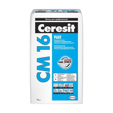 Клей для плитки Ceresit СМ 16 25 кг